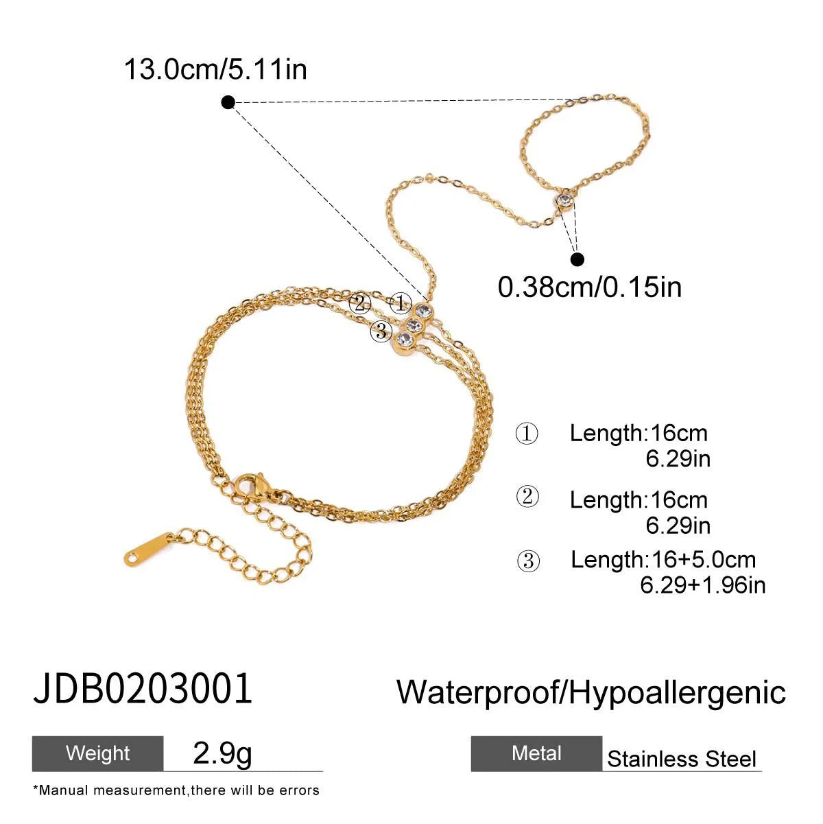 Sleek Harmony 5-Piece Stainless Steel Jewelry Set – Bangle, Bracelets & Rings